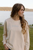 I Live Where People Vacation – Classic Cotton Sweatshirt (Butter Yellow Edition)