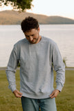 I Live Where People Vacation – Classic Cotton Sweatshirt (Gray Edition)