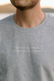 I Live Where People Vacation – Classic Cotton Sweatshirt (Gray Edition)