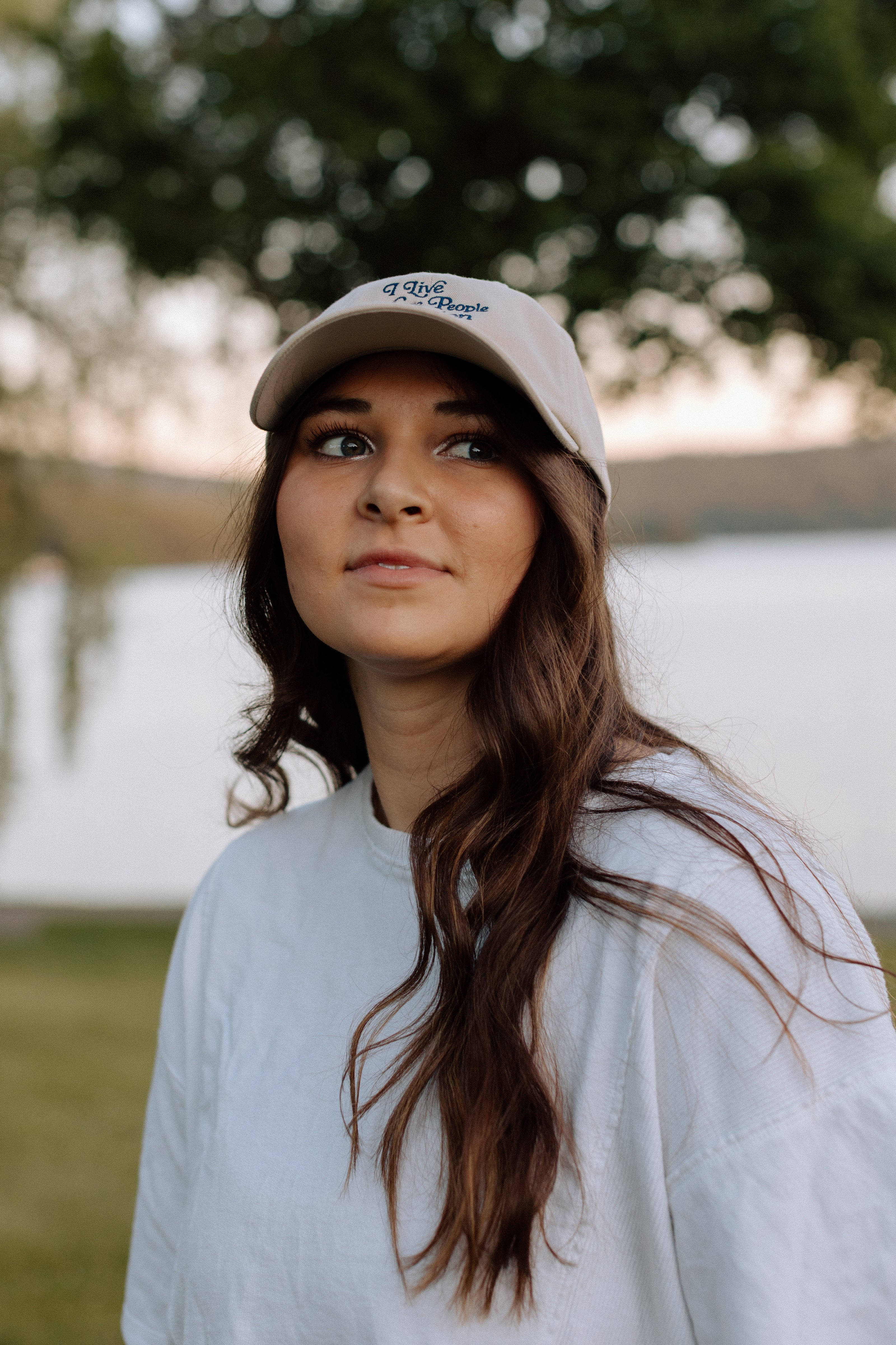 I Live Where People Vacation – Dad Cap