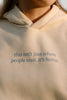 I Live Where People Vacation – Oversized Fleece Hoodie (Butter Yellow)
