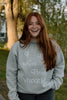 I Live Where People Vacation – Essential Mock Neck (Gray Edition)