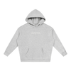 I Live Where People Vacation – Oversized Fleece Hoodie (Gray)