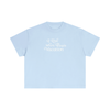 I Live Where People Vacation – Core Tee (Sky Blue Edition)
