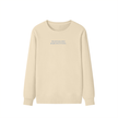 I Live Where People Vacation – Classic Cotton Sweatshirt (Butter Yellow Edition)